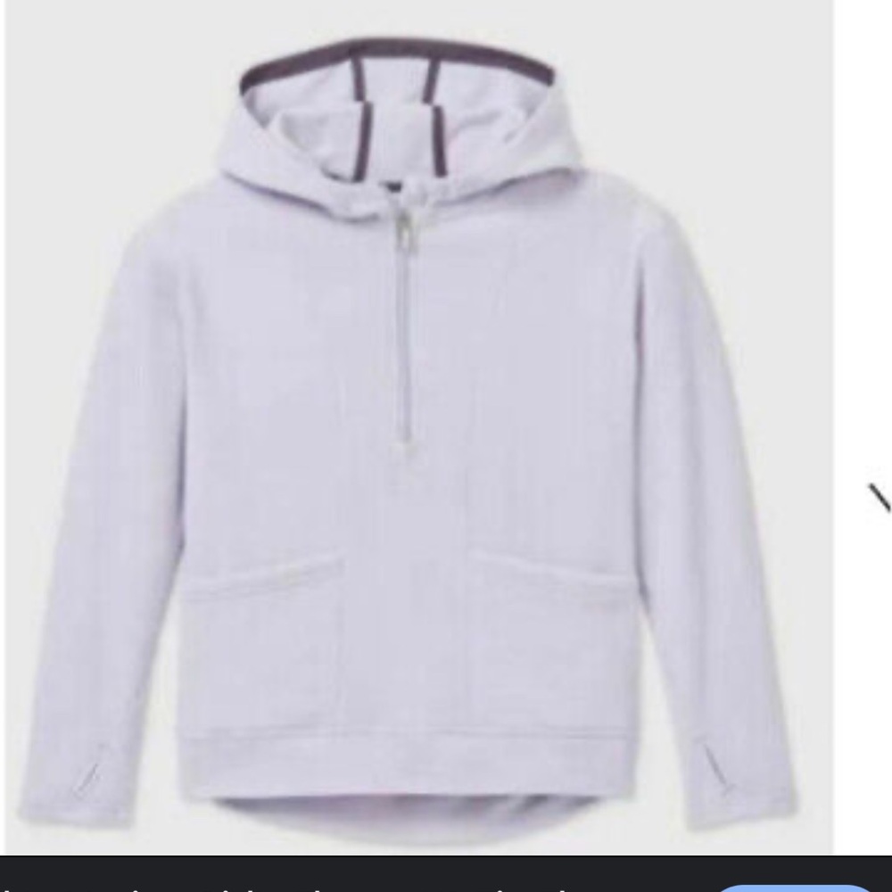 All in Motion Girls S 6/6X Light Purple Fleece Hoodie Sweatshirt